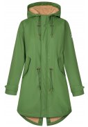 Cactus Friese Tidaholm CP parka met caramel teddy voering van Derbe