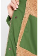 Cactus Friese Tidaholm CP parka met caramel teddy voering van Derbe 2