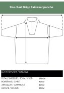 Camo Grey duurzame regenponcho van Dripp Rainwear 12