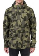 Camo print Urban outdoor pocket regenjas van Agu 3