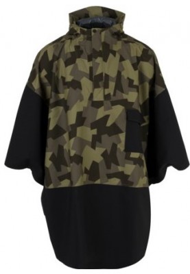 Camo print Urban outdoor Poncho van Agu