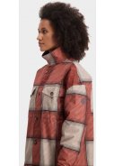 Cinnabar Check Mac Oversized Rain shirt Urban Outdoor van Agu 4