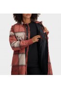 Cinnabar Check Mac Oversized Rain shirt Urban Outdoor van Agu 3