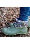 Dames half hoog Muck Boots Muckster II green/floral 3