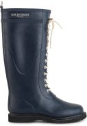 Donkerblauwe (Dark Indigo) hoge rubberlaars met veter van Ilse Jacobsen 3
