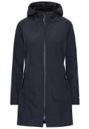 Dark Indigo softshell regenjas Daybreak van Ilse Jacobsen