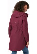 Dark Purple Loxley regenjas / parka van Joules 9