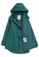 Groen (Dark Wreckage) dames regenjas Sea Drift Coat van SeaSalt 2