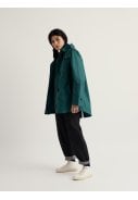 Groen (Dark Wreckage) dames regenjas Sea Drift Coat van SeaSalt 3