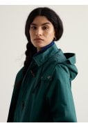 Groen (Dark Wreckage) dames regenjas Sea Drift Coat van SeaSalt 6