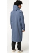 Denim Blue Winter City Slicker lange  regenjas Urban Outdoor van Agu 4