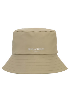 Donker beige (Coriander) regenhoed van Ilse Jacosen