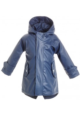 Donker blauwe kinder regenjas / parka HafenCity® van BMS