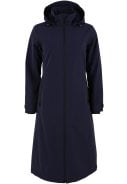 Donker blauwe (Navy) lange regenjas Danesandur Winter Coat van Danefae