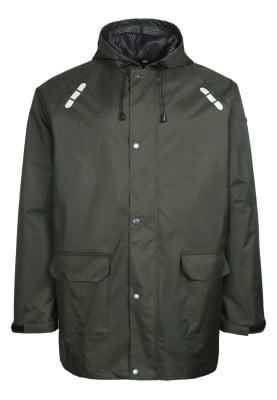 Donker groene ademende regenjas van Lyngsøe Rainwear