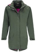 Donker groene dames regenjas Claire van Pro-X Elements 1