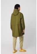 Donker groene (Winter Moss) dames regenjas Nebbia van Tantä 10
