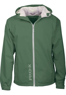 Donker groene heren regenjas Flash van Pro-X Elements
