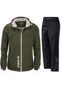 Donker groene kinder regenpak Flashy van Pro-X Elements 1