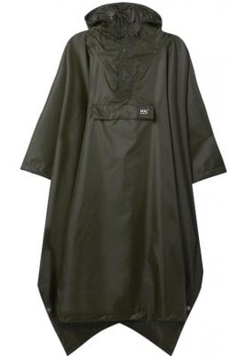 Donker groene (Khaki) regenponcho khaki van Mac in a Sac