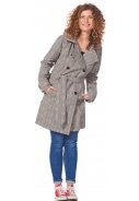 Clay / donkerblauw trenchcoat Celeste van Happy Rainy Days 4