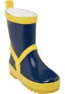 Donkerblauw / gele regenlaars van Playshoes