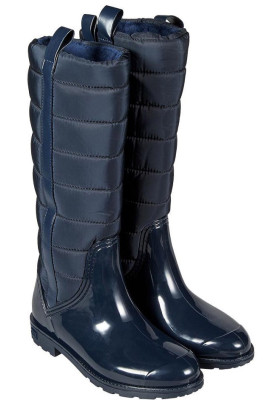 Donkerblauw gevoerde Fashion dames regenlaars van XQ