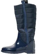 Donkerblauw gevoerde Fashion dames regenlaars van XQ 4