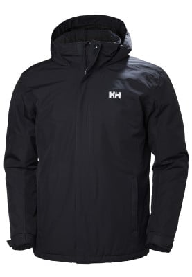 Donkerblauw gevoerde heren regenjas Dubliner van Helly Hansen