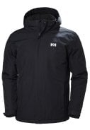 Donkerblauw gevoerde heren regenjas Dubliner van Helly Hansen