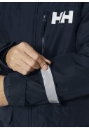 Donkerblauw gevoerde heren regenjas Rigging Coat van Helly Hansen 3