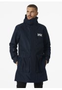 Donkerblauw gevoerde heren regenjas Rigging Coat van Helly Hansen 5