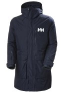 Donkerblauw gevoerde heren regenjas Rigging Coat van Helly Hansen 1