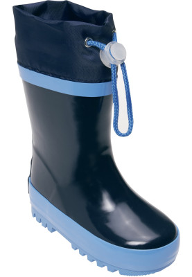 Donkerblauw gevoerde regenlaars van Playshoes