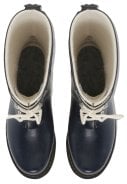 Donkerblauw half hoge laars met veter van Ilse Jacobsen 3