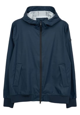 Donkerblauw heren regenjas Serenagua van Tantä  