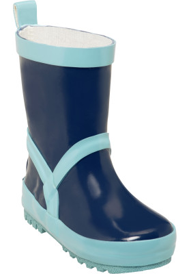 Donkerblauw / lichtblauwe regenlaars van Playshoes