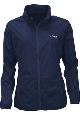 Donkerblauw lichtgewicht dames regenjas Packable van Pro-X Elements