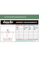 Donkerblauw Macro Micro Danepackit regenponcho van Danefae 2