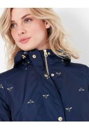 Donkerblauw met bijen Waybridge packable regenjas van Joules  6