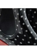 Zwart met stippen Chelsea enkel regenlaarzen van XQ Footwear 3