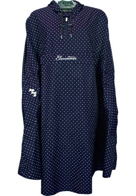 Donkerblauw met stippen dames poncho Alena van Pro-X Elements