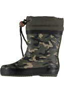 Groene army kinder regenlaars Blizzard  van XQ Footwear 3