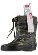 Groene army kinder regenlaars Blizzard  van XQ Footwear 2