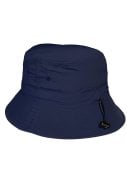 Donkerblauw regenhoedje (bucket hat) 1