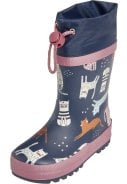 Donkerblauw regenlaars Cats  van Playshoes 2