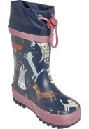 Donkerblauw regenlaars Cats  van Playshoes