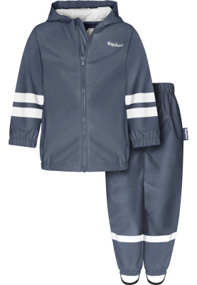 Donkerblauw regenpak Basic van Playshoes