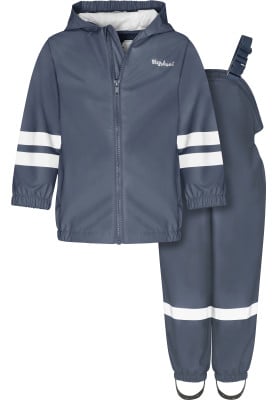 Donkerblauw regenpak Basic van Playshoes