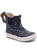 Donkerblauwe rubberen laars "To the Moon" van Bisgaard